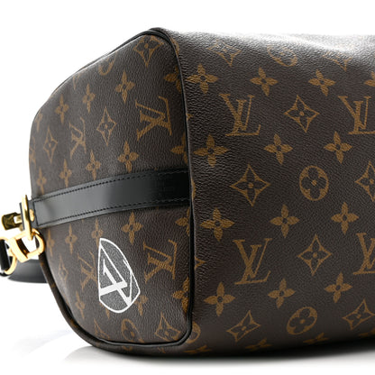 Louis Vuitton Monogram My World Tour Speedy Bandouliere 30 Black 11 of 12