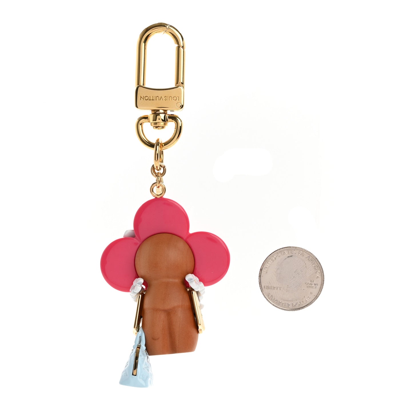 Resin Wood Vivienne Hawaii Bubblegram Alma BB Bag Charm Key Holder