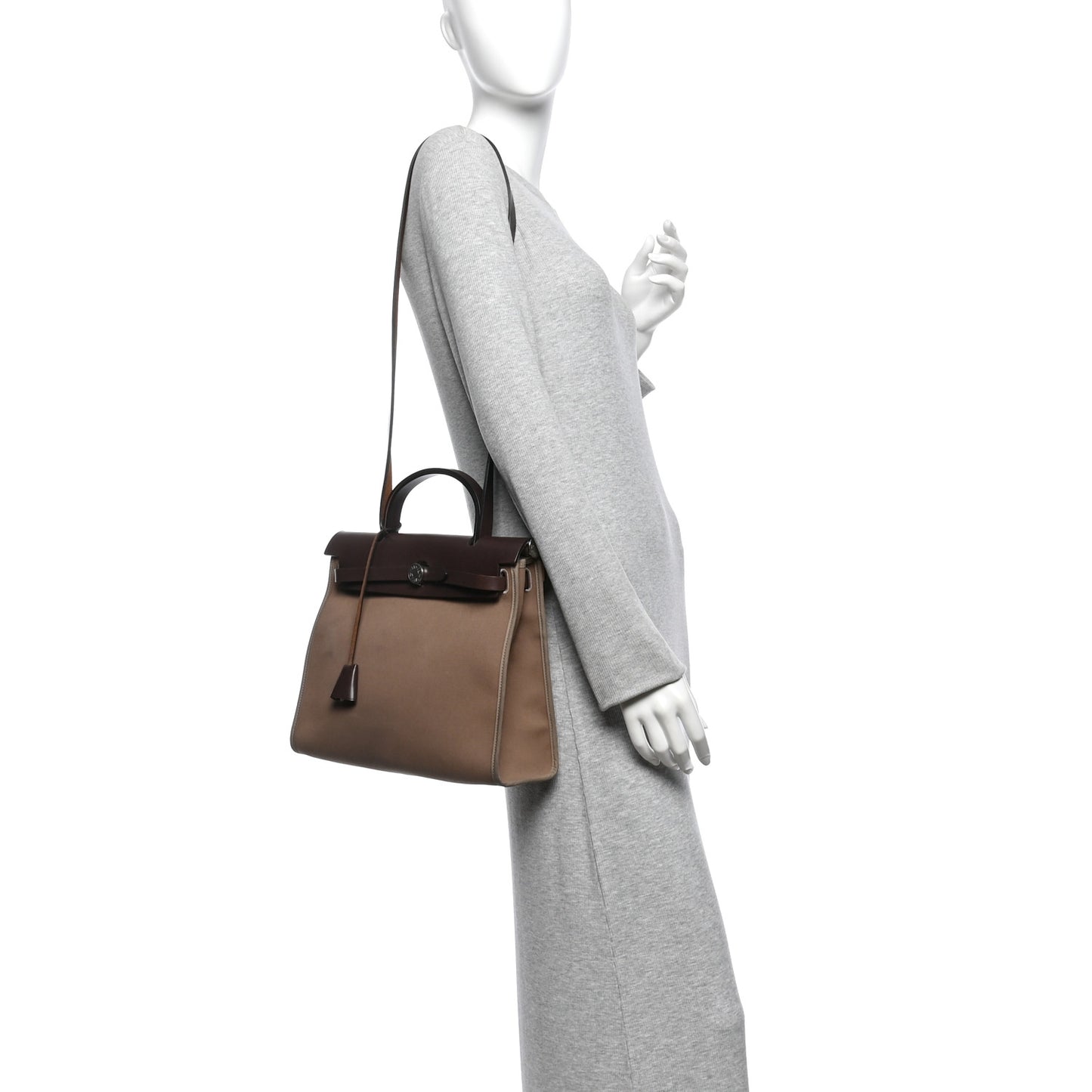 Vache Hunter Toile Herbag Zip 31 PM Etoupe Ebene