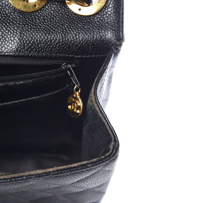 Chanel Caviar Quilted Jumbo Single Flap Black 15 of 20