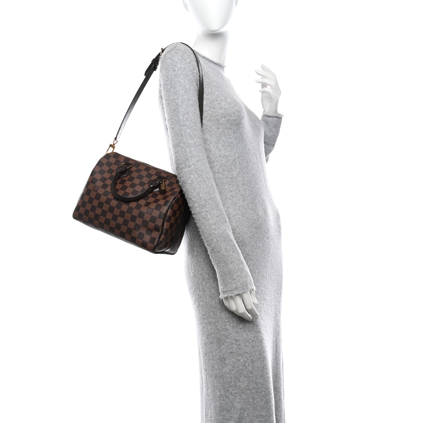 Damier Ebene Speedy Bandouliere 25