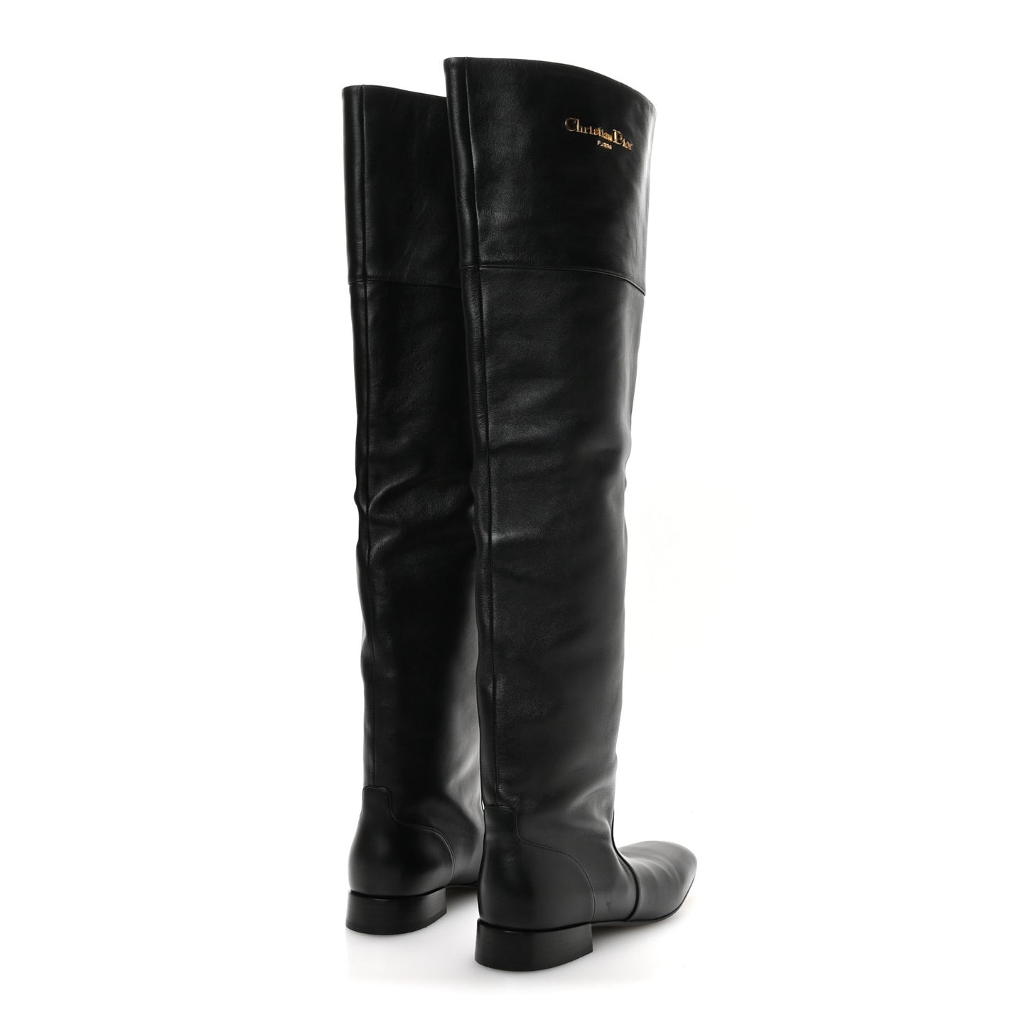 Calfskin D-Town Boots 37.5 Black