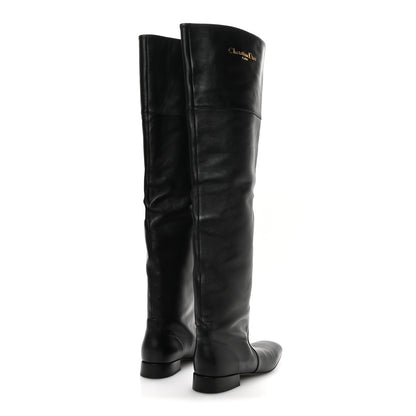 Christian Dior Calfskin D-Town Boots 37.5 Black 5 of 8