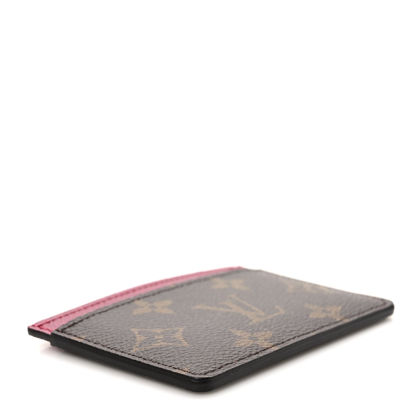 Monogram Card Holder Fuchsia