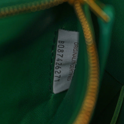 Bottega Veneta Lambskin Maxi Intrecciato Cassette Crossbody Bag Racing Green 7 of 10