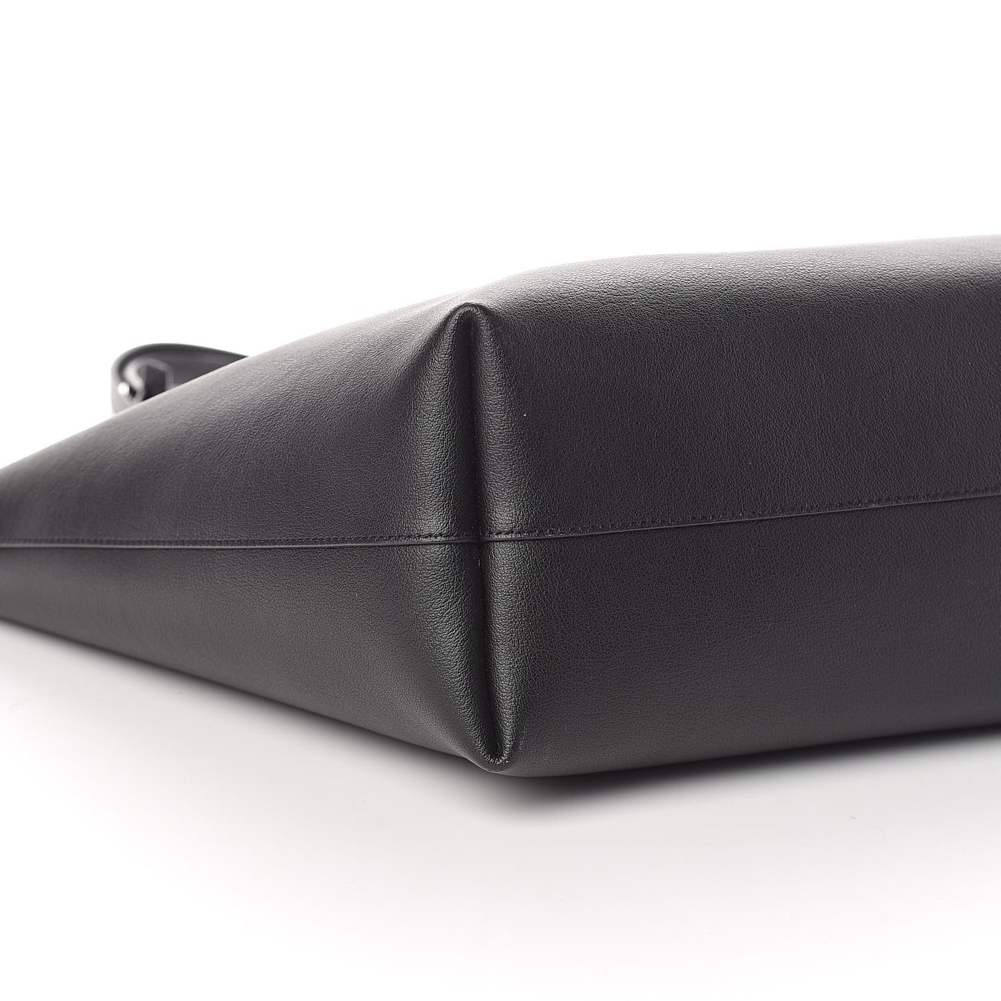 Calfskin Large Shopping Tote Black