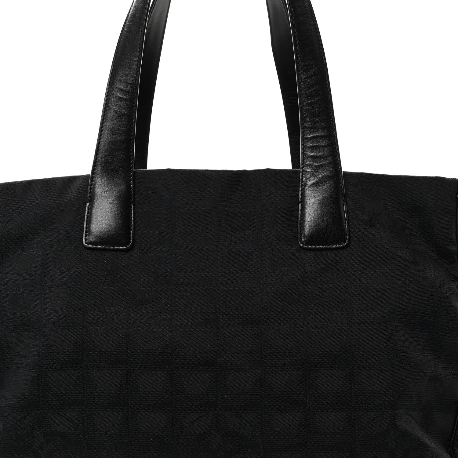 Chanel Nylon Large Travel Tote Black 8 of 10