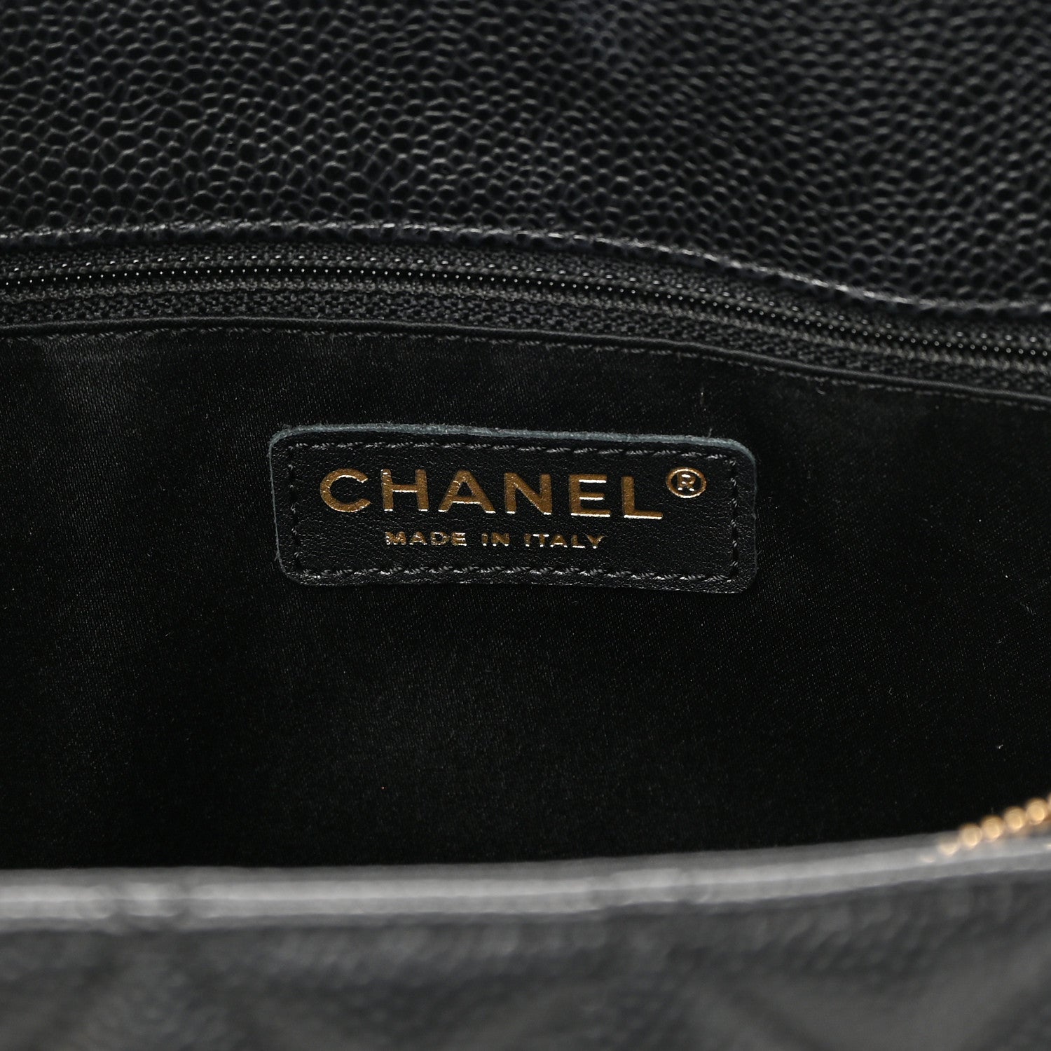 Chanel Caviar Quilted Grand Shopping Tote GST Black 6 of 13
