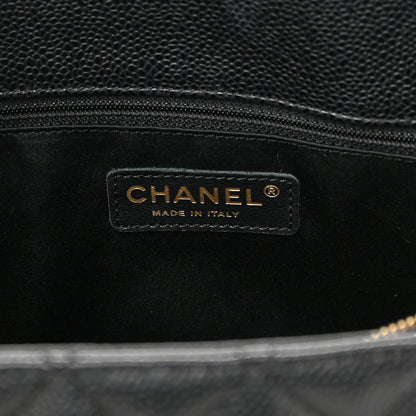 Chanel Caviar Quilted Grand Shopping Tote GST Black 6 of 13