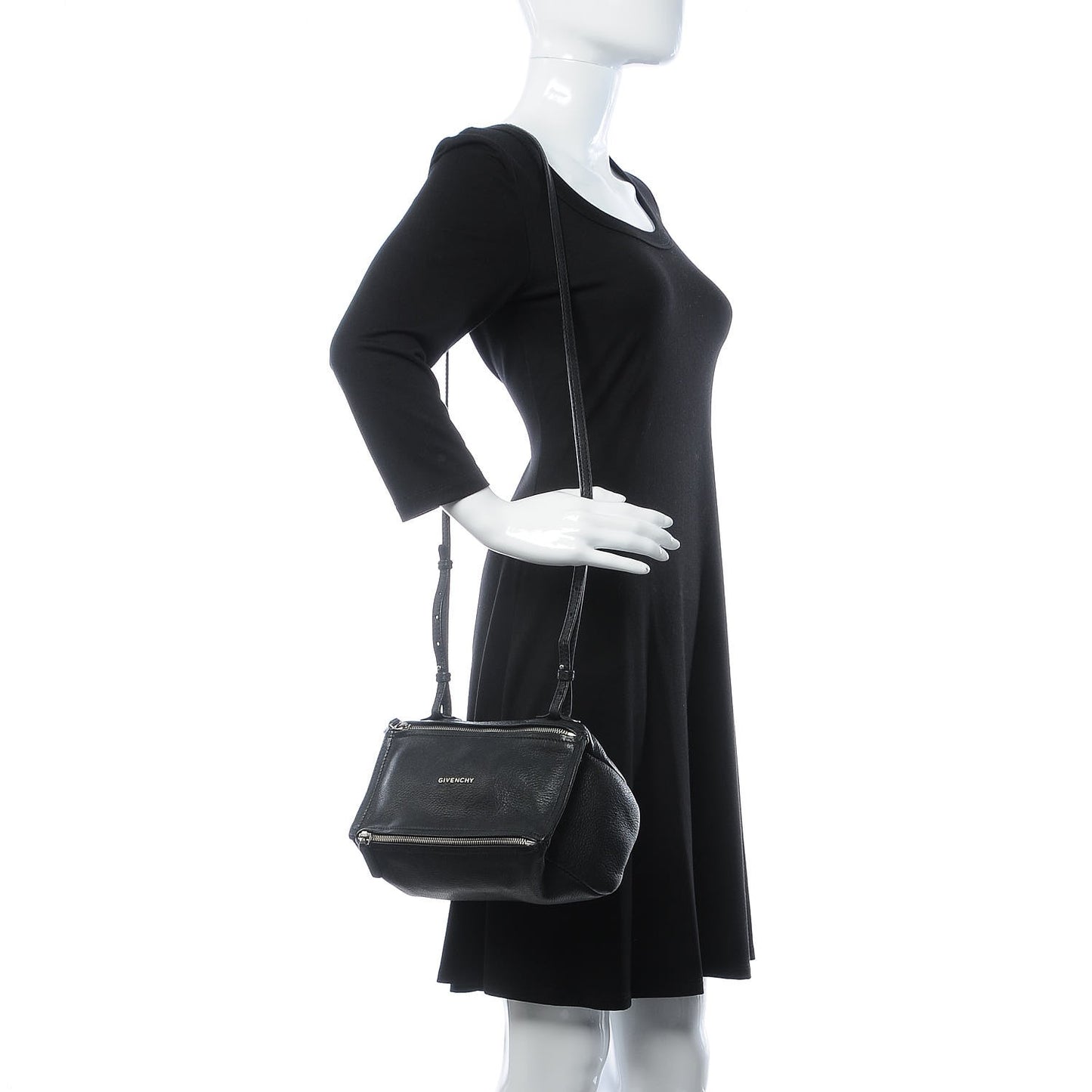 Sugar Goatskin Mini Pandora Black