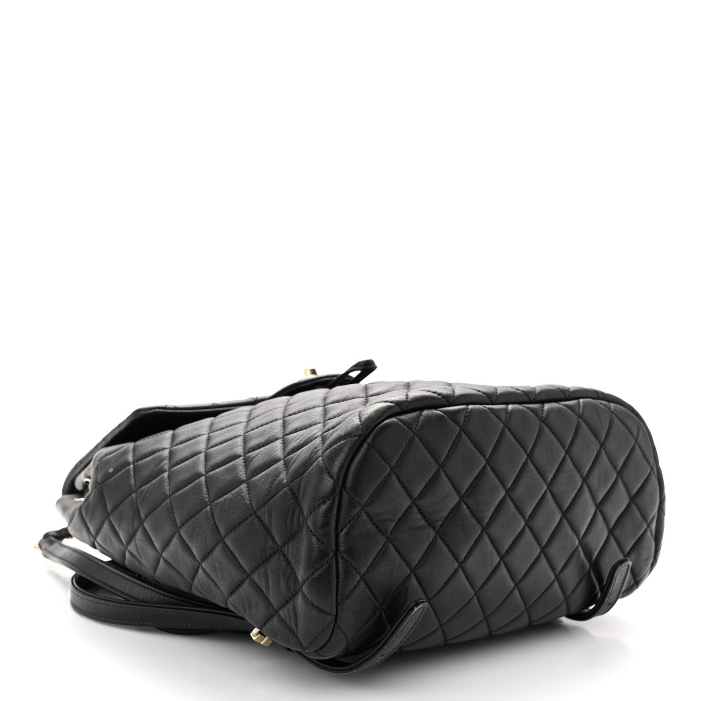 Lambskin Quilted Large Urban Spirit Backpack Black