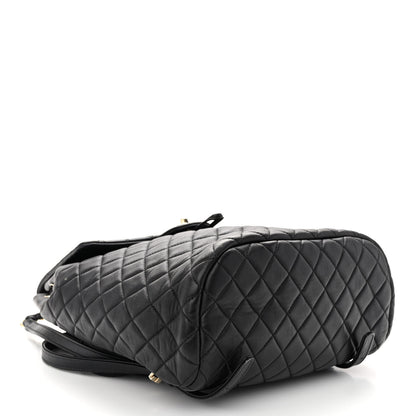 Chanel Lambskin Quilted Large Urban Spirit Backpack Black 4 of 10