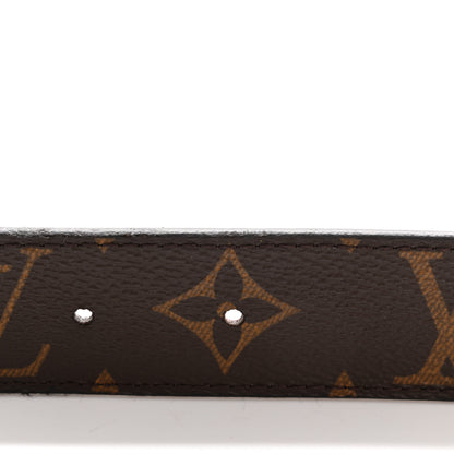 Louis Vuitton Calfskin Monogram 30mm LV Initiales Reversible Belt 90 36 Coquelicot 7 of 9