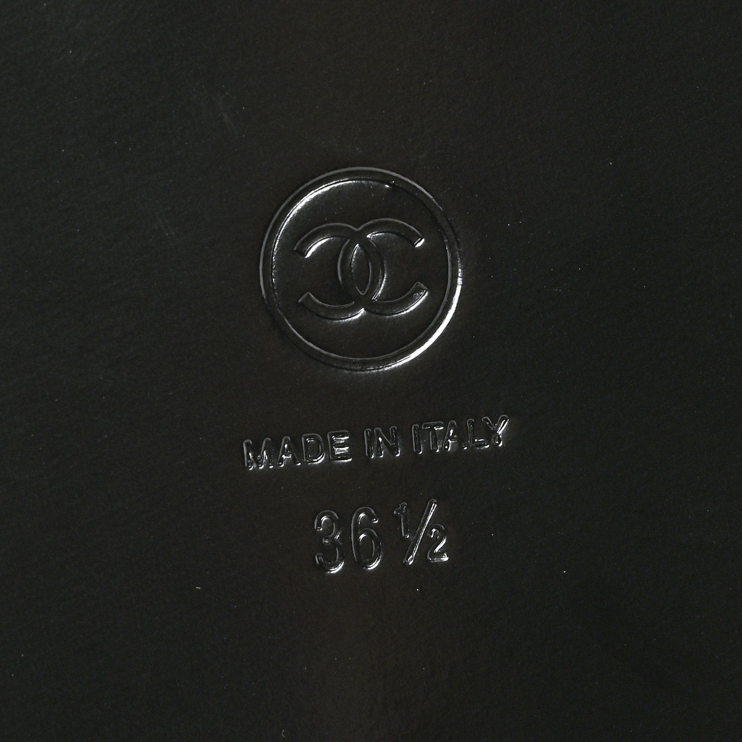 Chanel Grained Calfskin Velcro Dad Sandals 36.5 Black 8 of 9