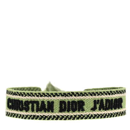 Christian Dior Woven Cotton J'Adior Friendship Bracelet Set 7 of 8