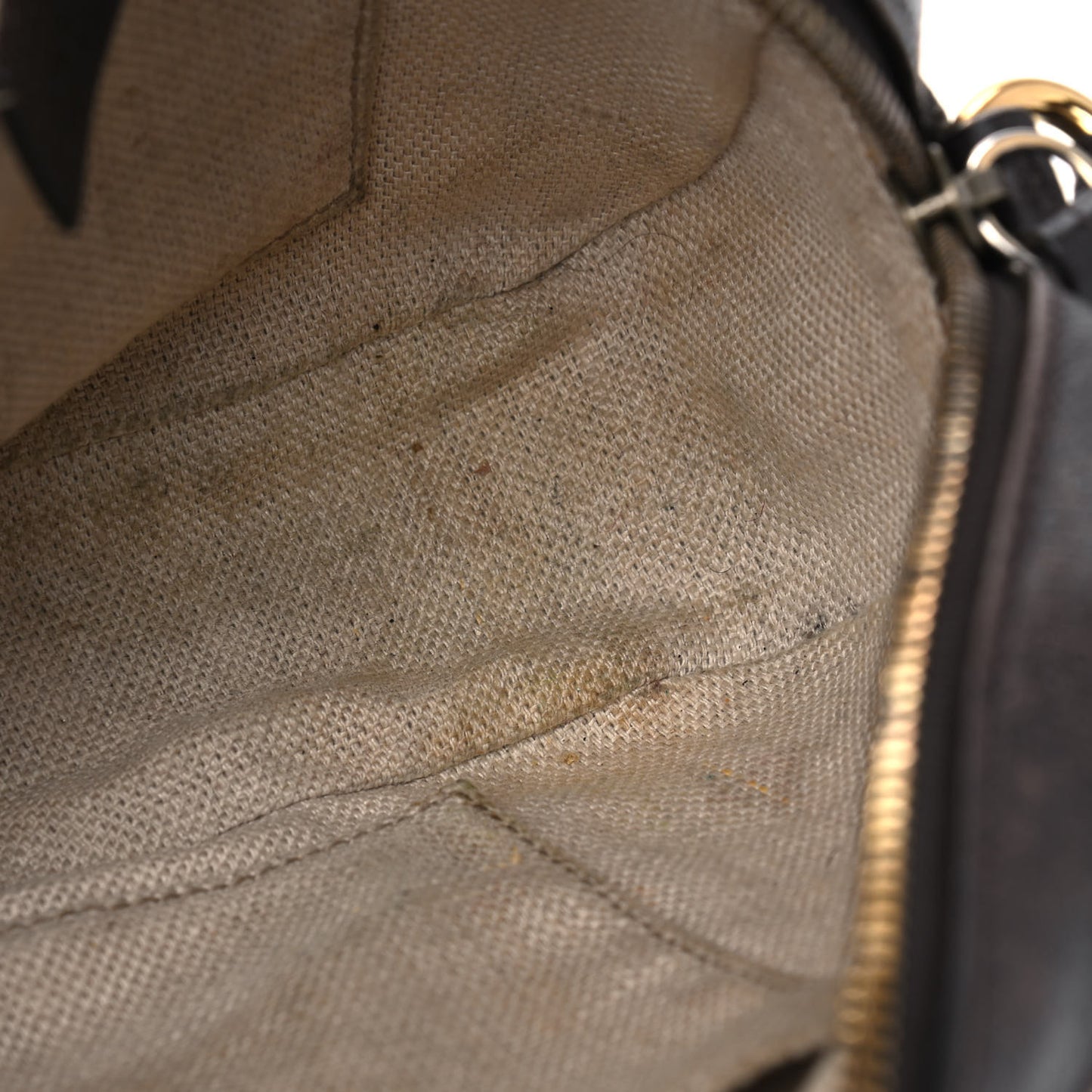 Calfskin Web Small Webby Bee Shoulder Bag Black