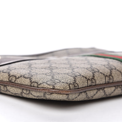 Gucci GG Supreme Monogram Large Ophidia Pouch Clutch Brown 8 of 11