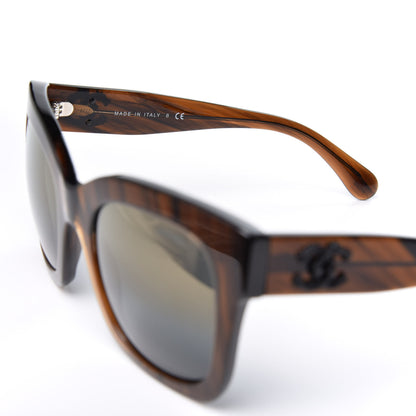 Chanel Mirror CC Sunglasses 5357 Brown 5 of 9