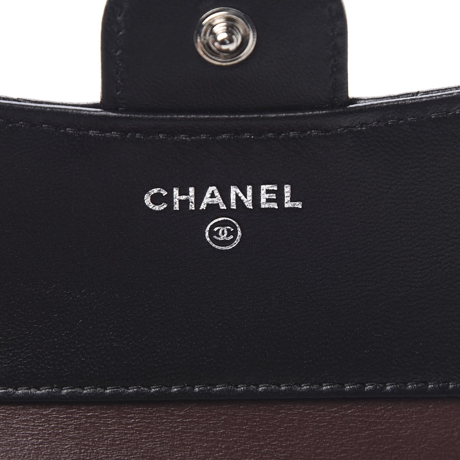 Chanel Lambskin Quilted Compact Flap Wallet Black 6 of 11