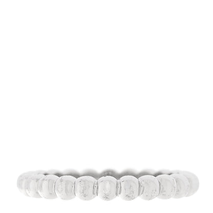 Van Cleef & Arpels 18K White Gold Medium Perlee Ring 52 6 3 of 5