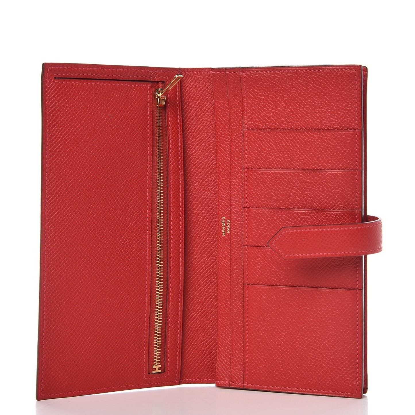Epsom Bearn Gusset Wallet Rouge Casaque