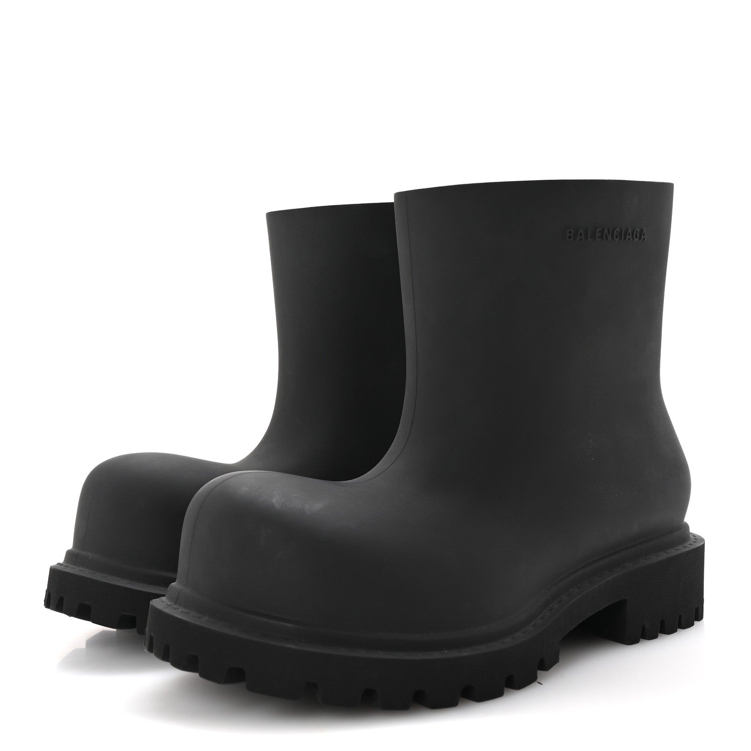 Balenciaga Rubber Steroid Bootie 37 Black 4 of 8