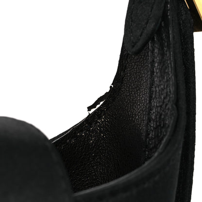 Lanvin Satin Sequin Small Swan Bucket Bag  Black 14 of 14