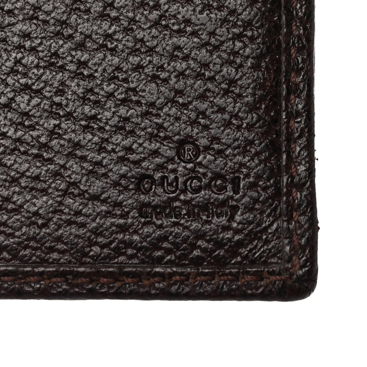 Gucci GG Plus Monogram Web Bi-Fold Wallet Dark Brown 6 of 12