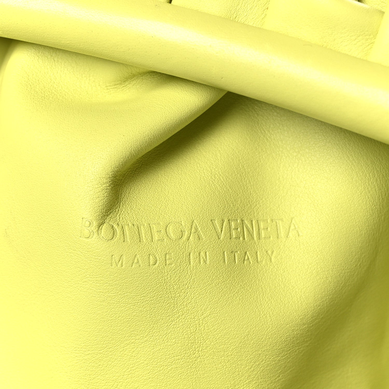 Bottega Veneta Smooth Butter Calf The Pouch Oversized Clutch Kiwi 7 of 9