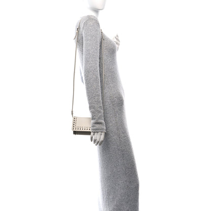 Prada Saffiano Crystal Studded Wallet On Strap Talco 2 of 12
