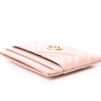 Gucci Calfskin Matelasse GG Marmont Card Holder Perfect Pink 10 of 11
