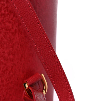 Mansur Gavriel Saffiano Backpack Flamma 20 of 22