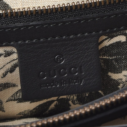 Gucci Calfskin Animalier Shoulder Bag Black 8 of 13