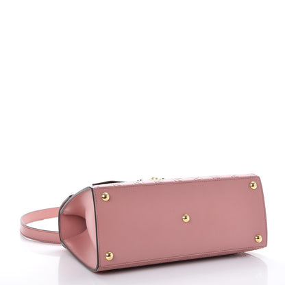 Gucci Guccissima Signature Small Padlock Top Handle Bag Rose Baby Candy 4 of 7