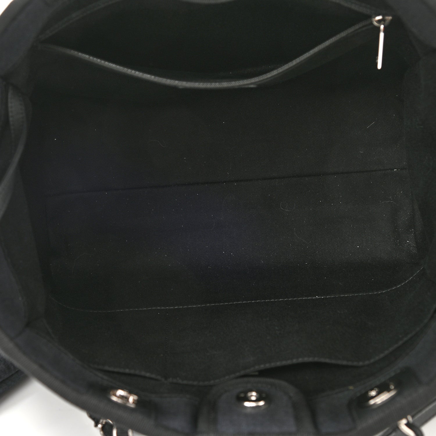 Chanel Mixed Fibers Small Deauville Tote Black 7 of 11