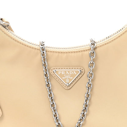 Prada Re-Nylon Saffiano Re-Edition 2005 Shoulder Bag Deserto 8 of 15