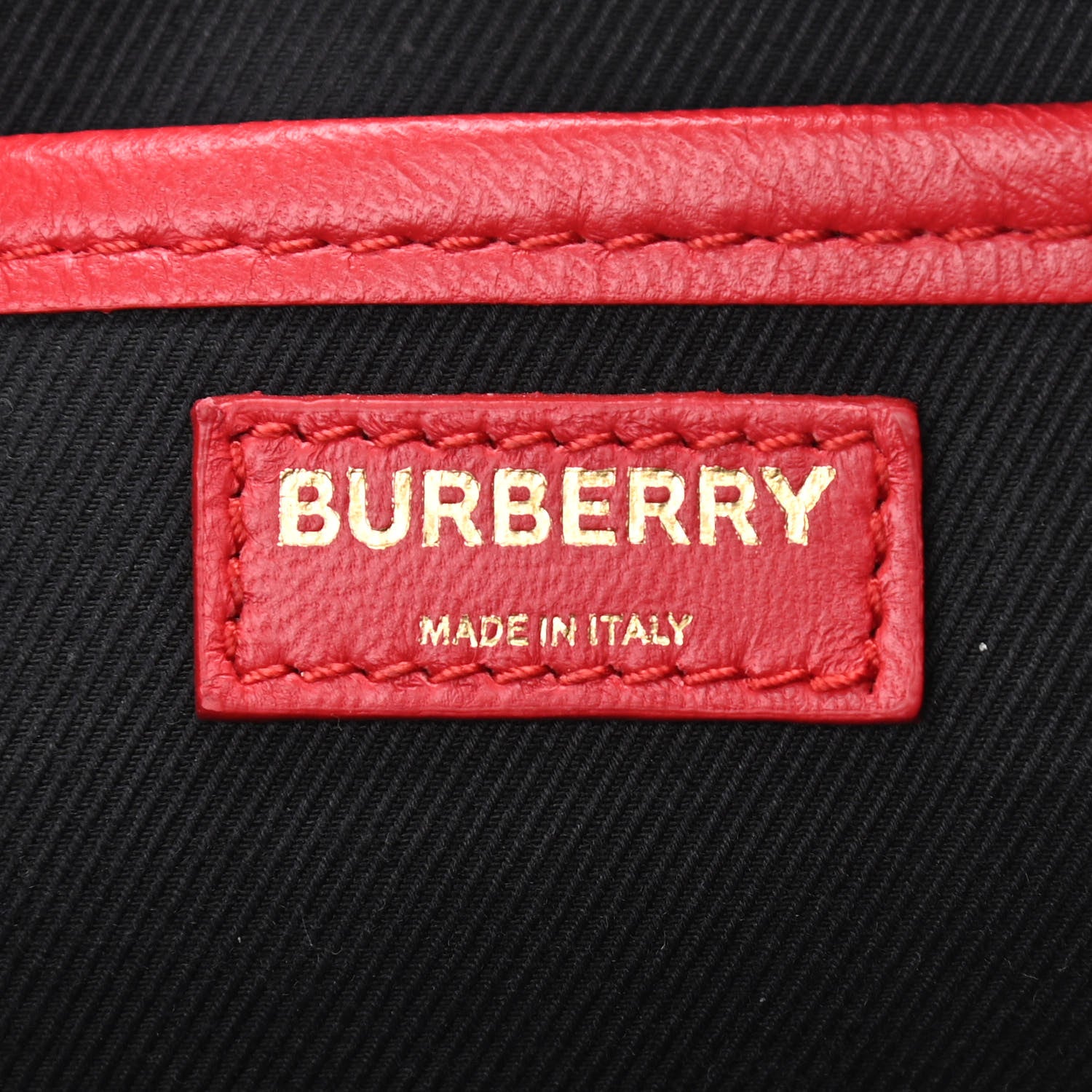 Burberry Lambskin Quilted Camera Bag Bright Red 6 of 13