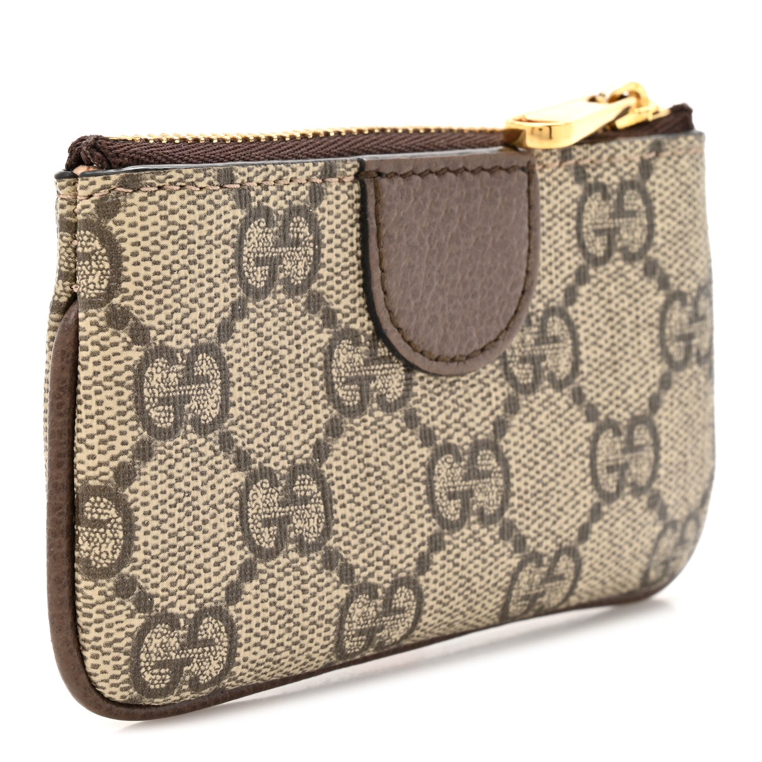 Gucci GG Supreme Monogram Web Ophidia Key Case Beige New Acero 3 of 7