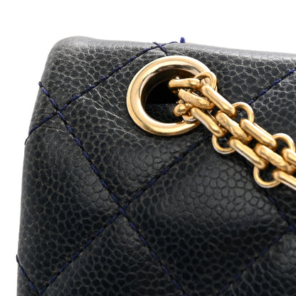 Chanel Caviar Quilted 2.55 Reissue 226 Flap Navy Blue 11 of 13