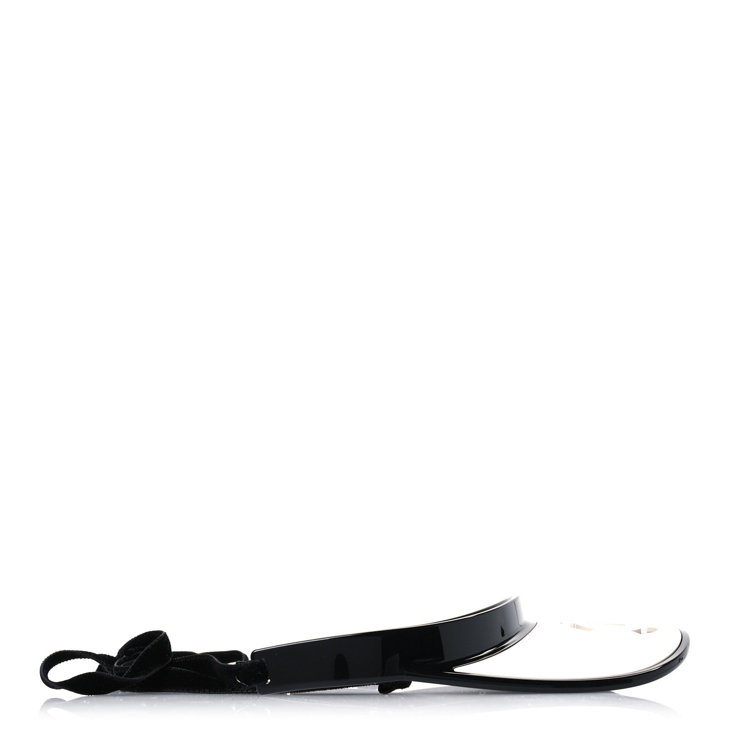 Chanel Resin CC Visor White Black 5 of 10