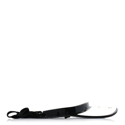 Chanel Resin CC Visor White Black 5 of 10