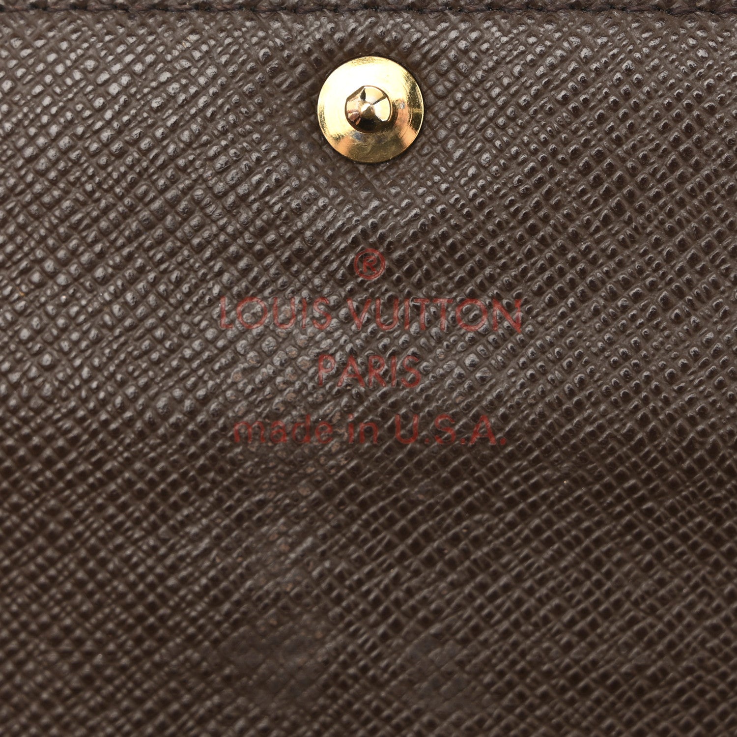 Louis Vuitton Damier Ebene Sarah Wallet 6 of 12