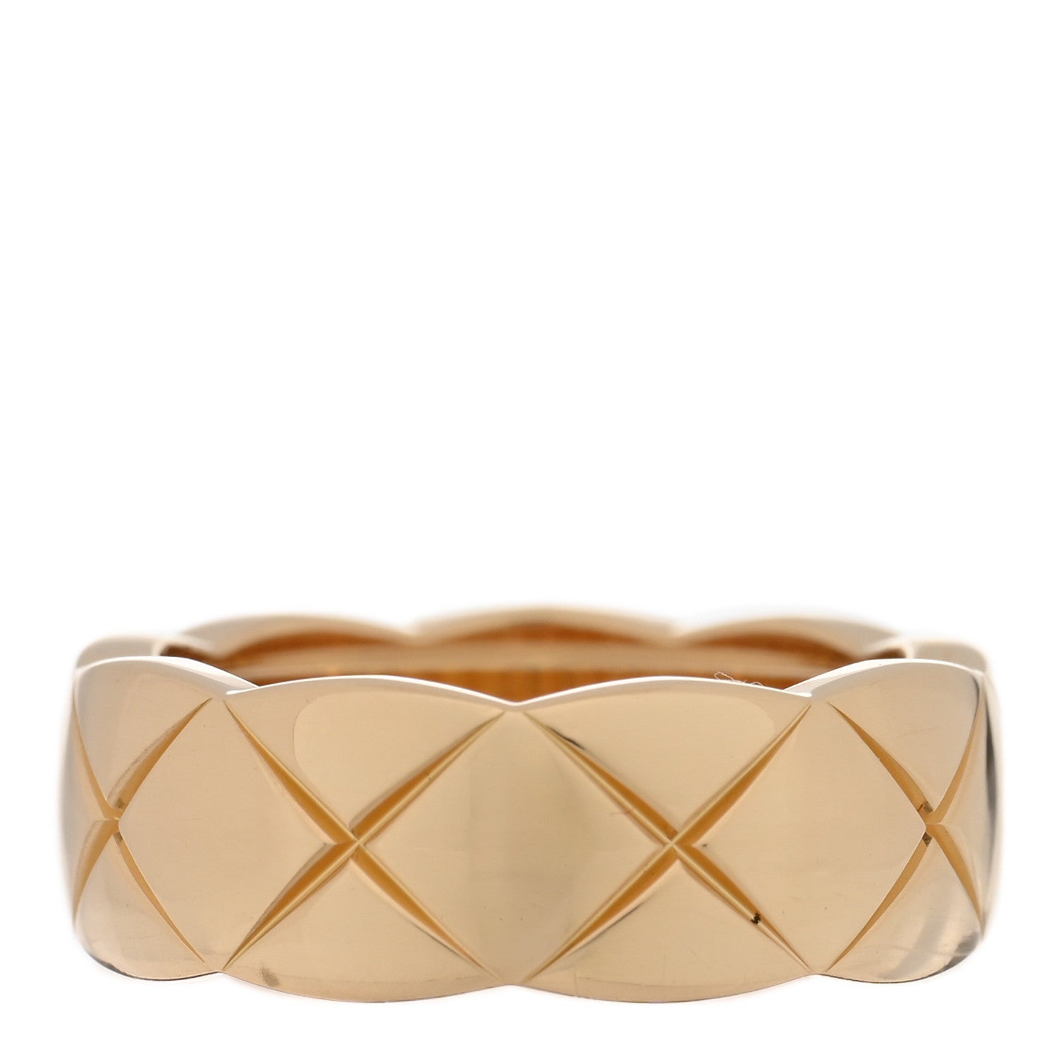 Chanel 18K Yellow Gold Small Coco Crush Ring 48 4.5 3 of 4