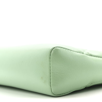 Chanel Shiny Lambskin Quilted Mini 31 Shopping Bag Light Green 10 of 14