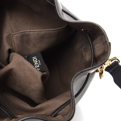 Fendi Vitello Grace Matte F is Fendi Grande Mon Tresor Bucket Bag Black 6 of 11