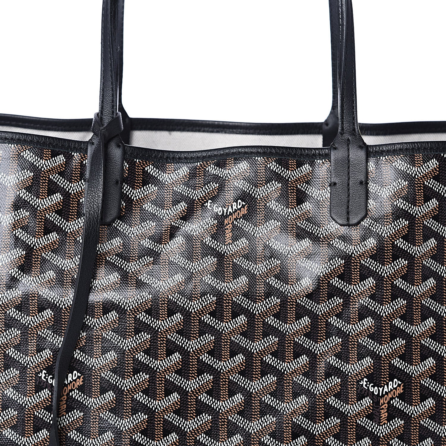 Goyard Goyardine Saint Louis PM Black 7 of 9