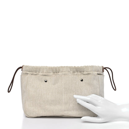 Hermes Canvas Barenia Fourbi 25 MM Pouch Naturel Fauve 2 of 9