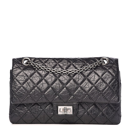 Chanel Aged Calfskin Quilted 2.55 Reissue 225 Flap Black 1 of 11