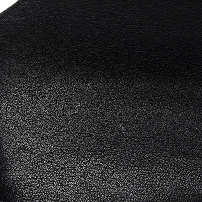 Saint Laurent Sheepskin Matelasse Chevron Monogram Medium College Bag Black 10 of 11