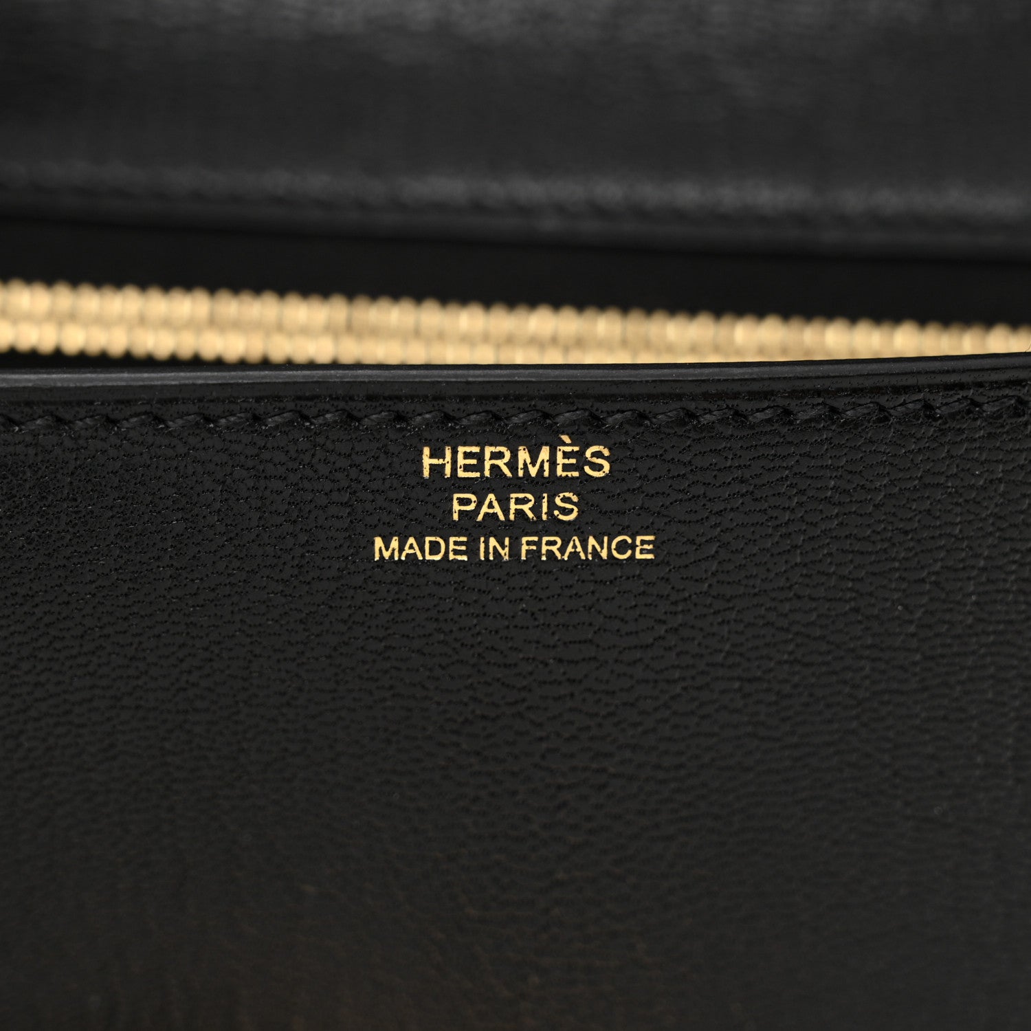 Hermes Chevre Mysore Cinhetic To Go Wallet Black 6 of 12